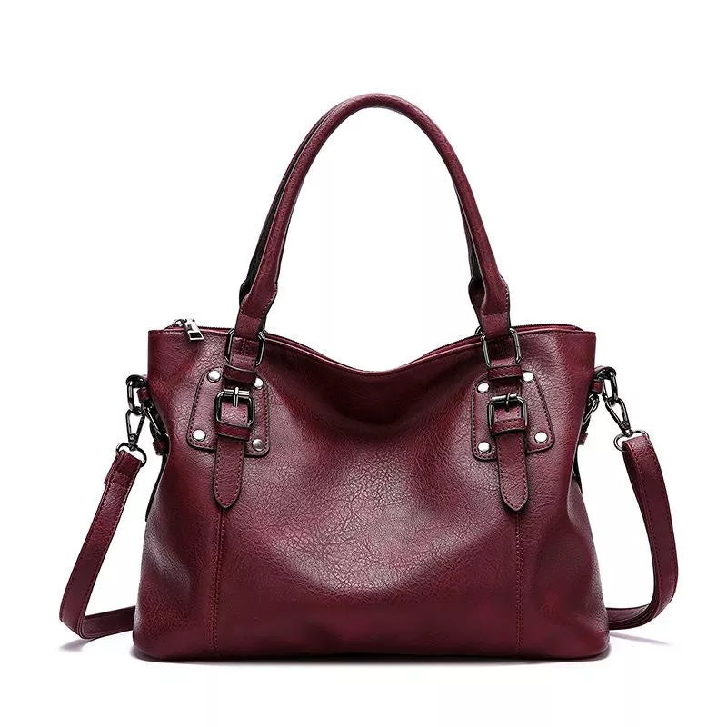 Sienna’s Graceful Allure | Elegant Leather Shoulder Bag - Grace Bags