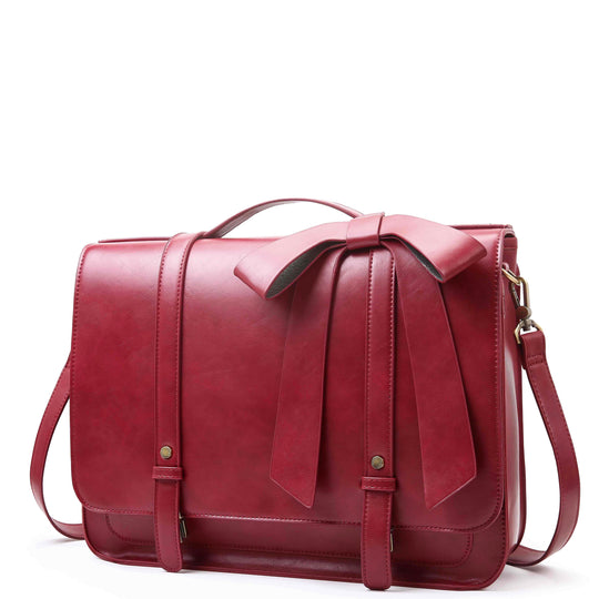 Vintage Bow-Kissed Satchel