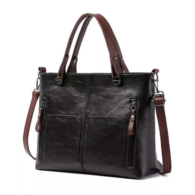 Ilse’s Timeless Elegance | Leather Shoulder Bag - Grace Bags