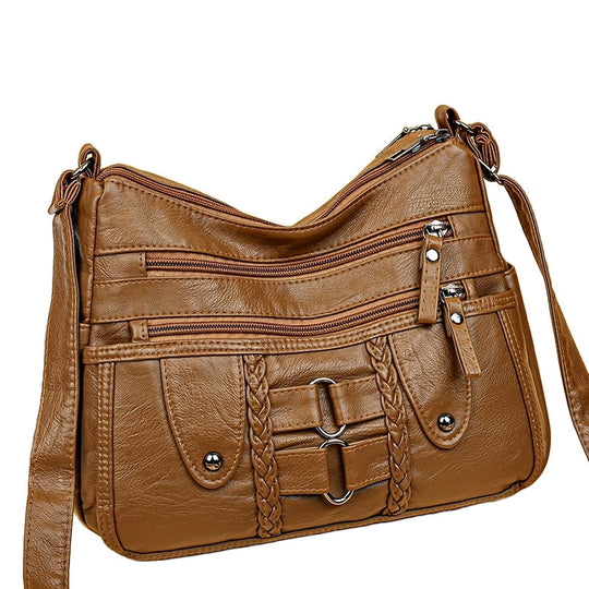 Grace’s Rivet-Accented Crossbody | Anti-Theft Crossbody Bag - Grace Bags