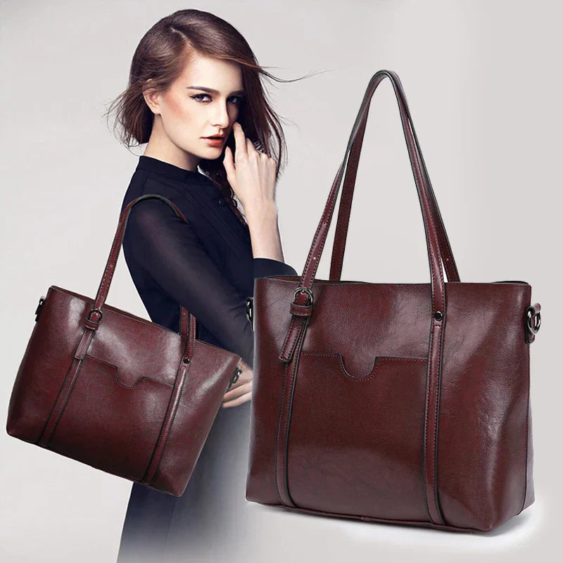 Kelley’s Refined Elegance | Luxury Leather Handbag - Grace Bags