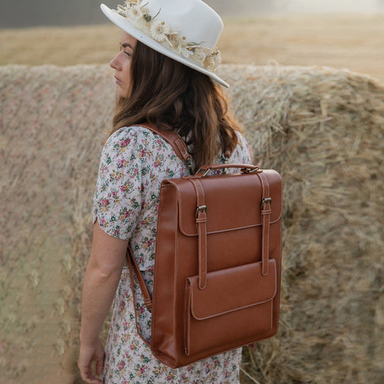 Threaded Flap Boutique Backpack