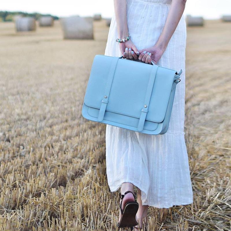 Handcrafted Leather Satchel - A Timeless Companion