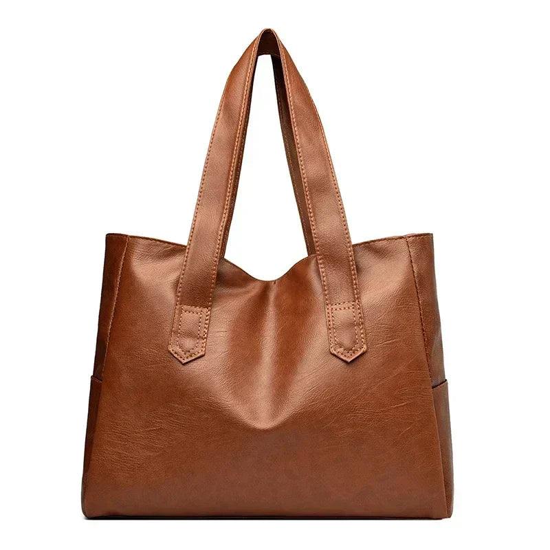 Grace’s Minimalist Luxe | Soft Leather Shoulder Bag - Grace Bags