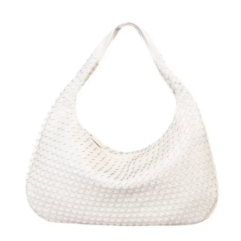 Woven Leather Hobo Bag - Grace’s Timeless Craftsmanship