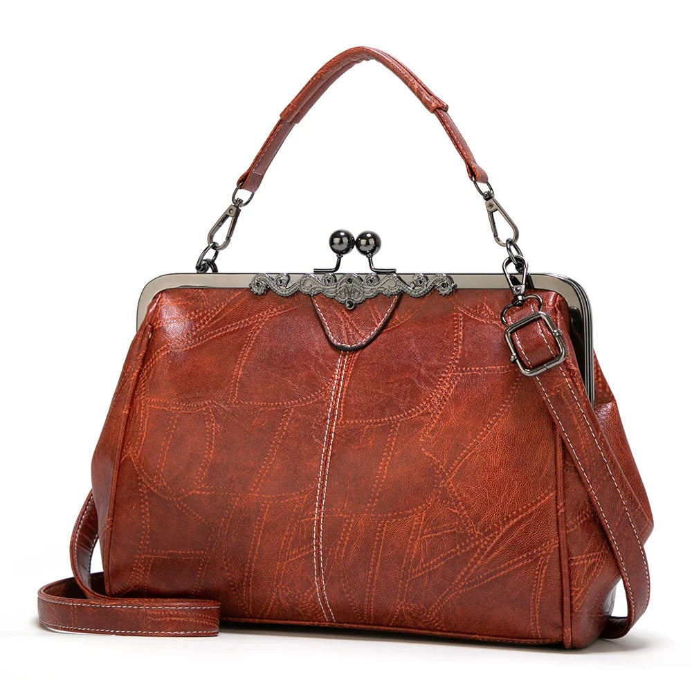 Johanna’s Classic Charm | Vintage Leather Bag - Grace Bags