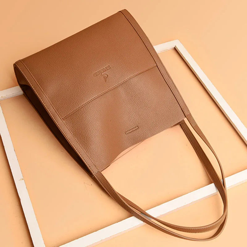 Grace’s Soft Serenity | Designer Leather Crossbody Tote - Grace Bags