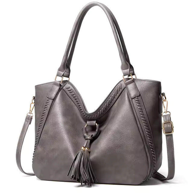 Nellie’s Elegant Sophistication | Leather Shoulder Bag - Grace Bags