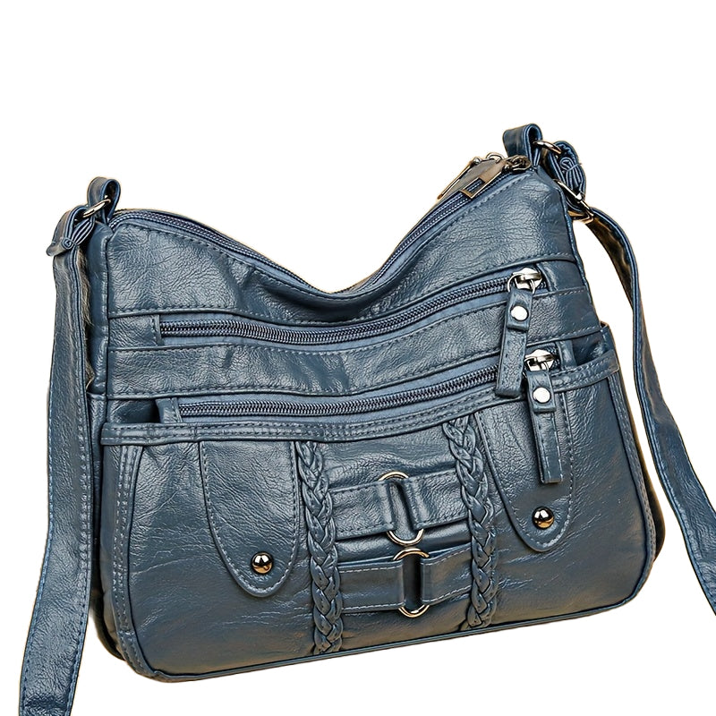 Grace’s Rivet-Accented Crossbody | Anti-Theft Crossbody Bag - Grace Bags