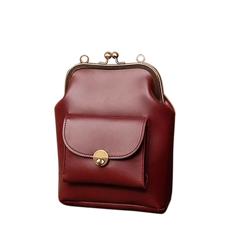 Chic Vintage Kiss-Lock Shoulder Bag