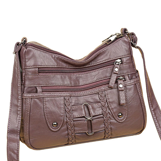 Grace’s Rivet-Accented Crossbody | Anti-Theft Crossbody Bag - Grace Bags